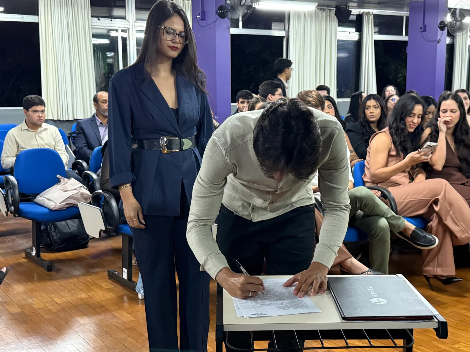 Recém empossados, novos estagiários do SAJ atendem a comunidade do Pedreira