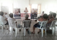 Alunas da Clínica Escola da Funcesi participam de evento no Gabiroba